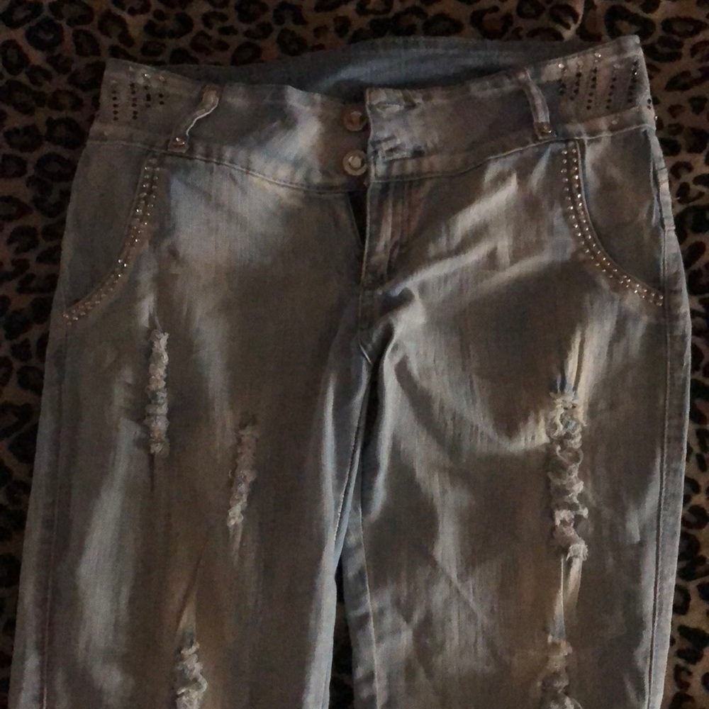 Silver Diva capris